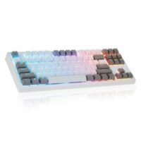 콕스 엔데버 텐키리스 RGB PBT 방수 무접점 키보드 35g, 엔데버 화이트