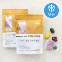 아리울떡공방 굳지않는 모듬 수제 깨송편 (냉동), 2팩, 600g