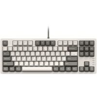 앱코 PBT 기계식 게이밍 키보드 넌클릭, 텐키리스, 레트로 베이지, AN06F TKL