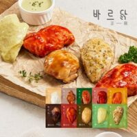 바르닭 소스품은 닭가슴살 10종, 100g, 30팩