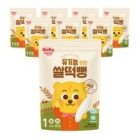 베베당떡뻥 BEST 8가지 선정, 베베당 유기농 쌀과자 떡뻥, 8개, 백미, 30g