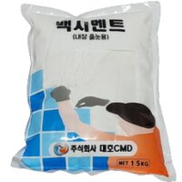 가정용 물만부어 홈시멘트 백색 1.5kg, 1개