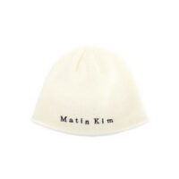 [정품 한정수량] 마뗑킴 MATIN CLASSIC BEANIE IN WHITE 마틴킴 MATIN KIM