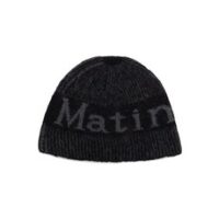 마뗑킴 MATIN STRIPE TWO TONE BEANIE IN 블랙 MK239OHT019M0BB