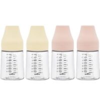 스펙트라 S젖꼭지 올셋 PA 젖병 2종 x 2p 세트, 크림바닐라, 파우더핑크, 160ml, 4개