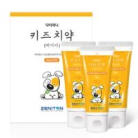 제니튼 닥터제니 키즈 치약 베이비, 60g, 3개