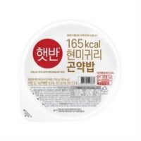 햇반 귀리흑미 곤약밥 150gx24개, 1