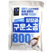 청정원 알칼리 구운소금 1kg, 1개, 단품