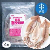 프리미어 손질되어 간편한 통통 통오징어 (냉동), 700g, 4개