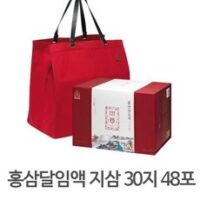 [쇼핑백포함] 정관장 홍삼달임액 지삼 30지 48포 최신제품, 90ml