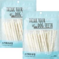 강아지우유껌 추천 상품 강아지 Think your dog teeth 스틱 소가죽우유껌 250g 44p, 우유맛, 2개 외 BEST8