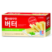 서울우유 국산원유100% 무가염 버터 450g, 4개