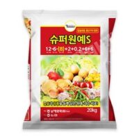 슈퍼원예S 복합비료 20kg 12-6-8 칼슘 유황 가리 고토 붕소 함유, 1개