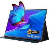 UPERFECT 2K WQXGA 16인치 포터블 DEX 휴대용 모니터 초경량 초슬림 1.06B 색상지원 160G01, 160G01W