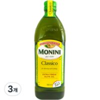 모니니 클라시코 엑스트라 버진 올리브오일 1L, 3개, 1000ml