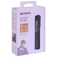 SONY 소니 ICD-TX660 유튜브 브이로그 유튜버 초소형 클립형 녹음기 보이스레코더