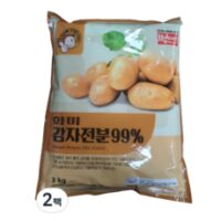 화미_감자전분(99%) 3KG 1팩, 2개