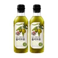 백설 스페인산 압착 올리브유, 500ml, 2개