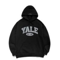 YALE 2 TONE ARCH HOODIE BLACK