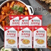 미미네 매콤한맛 국물떡볶이 6봉, 570g, 6개